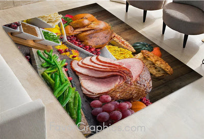 Thanksgiving Home Bedroom Decor Rug Carpet Mat