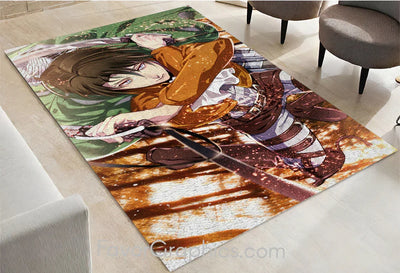 Levi Ackerman Home Bedroom Decor Rug Carpet Mat