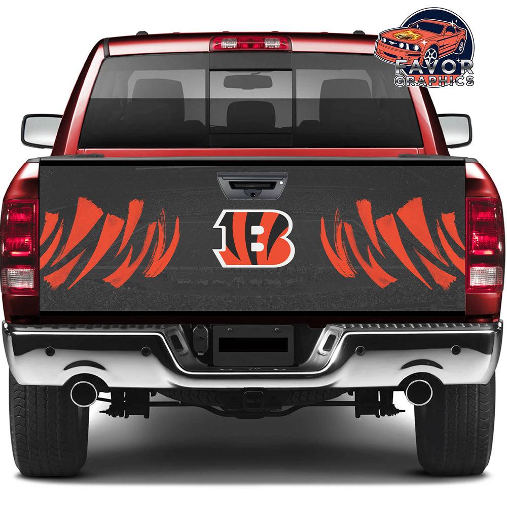 Cincinnati Bengals Tailgate Wraps For Trucks SUV Vinyl Wrap