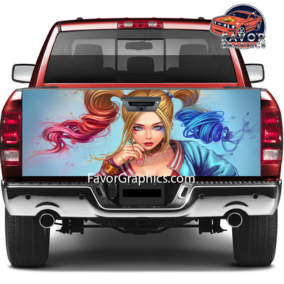 Harley Quinn Tailgate Wraps For Trucks SUV Vinyl Wrap