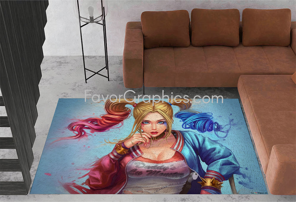 Harley Quinn Home Bedroom Decor Rug Carpet Mat