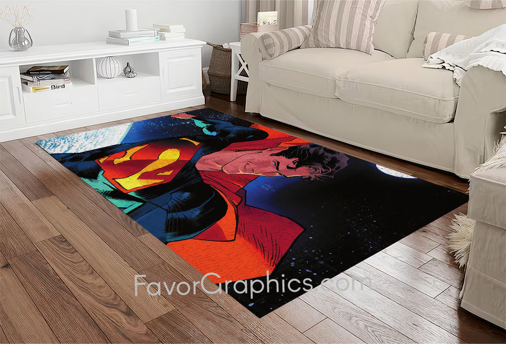 Superman Home Bedroom Decor Rug Carpet Mat