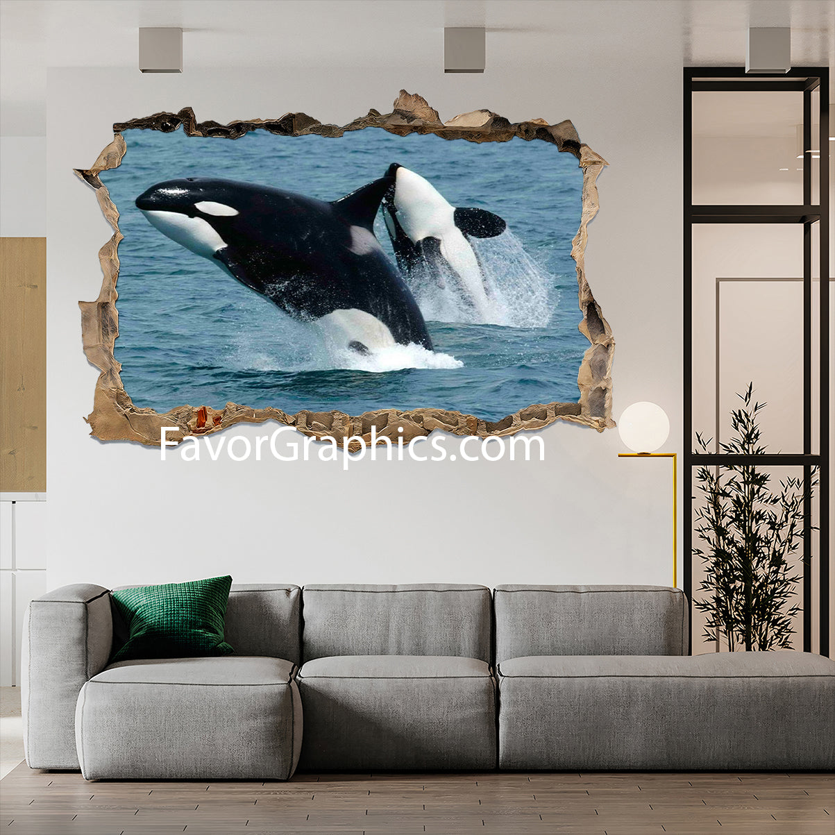 Whale Vinyl Wall Art Decal Sticker Poster Print Mural