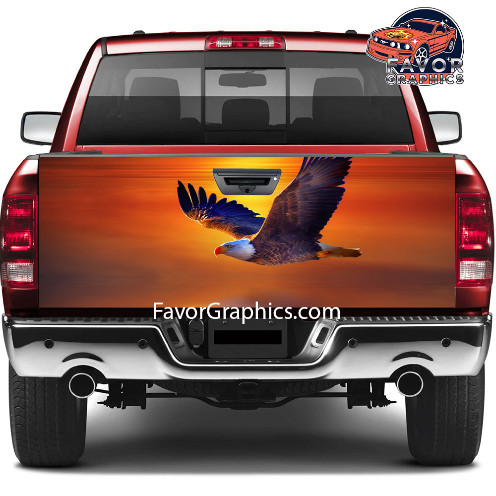 Bald Eagle Tailgate Wraps For Trucks SUV Vinyl Wrap