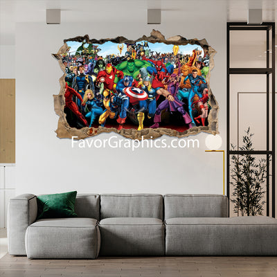 Superhero Avengers Vinyl Wall Art Decal Sticker Poster Print Mural