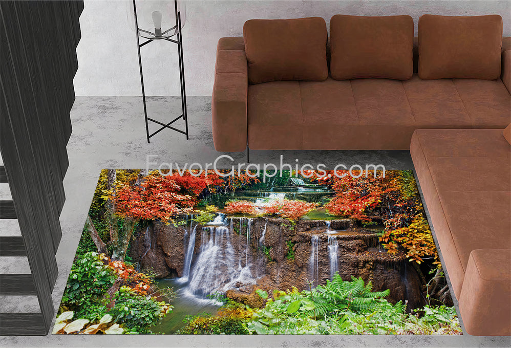 Waterfall Home Bedroom Decor Rug Carpet Mat