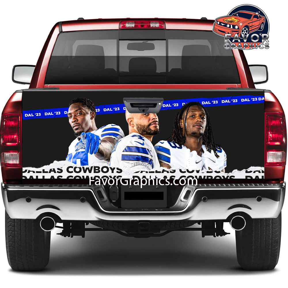 Dallas Cowboys Tailgate Wraps For Trucks SUV Vinyl Wrap