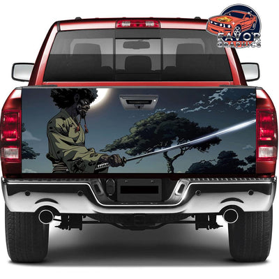 Afro Samurai Tailgate Wraps For Trucks SUV Vinyl Wrap