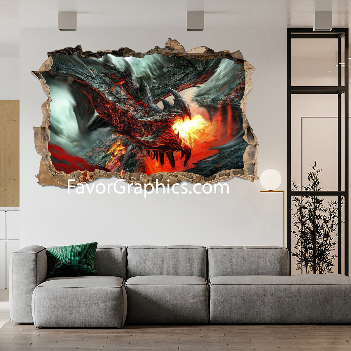 Dragon Vinyl Wall Art Decal Sticker Poster Print Mural