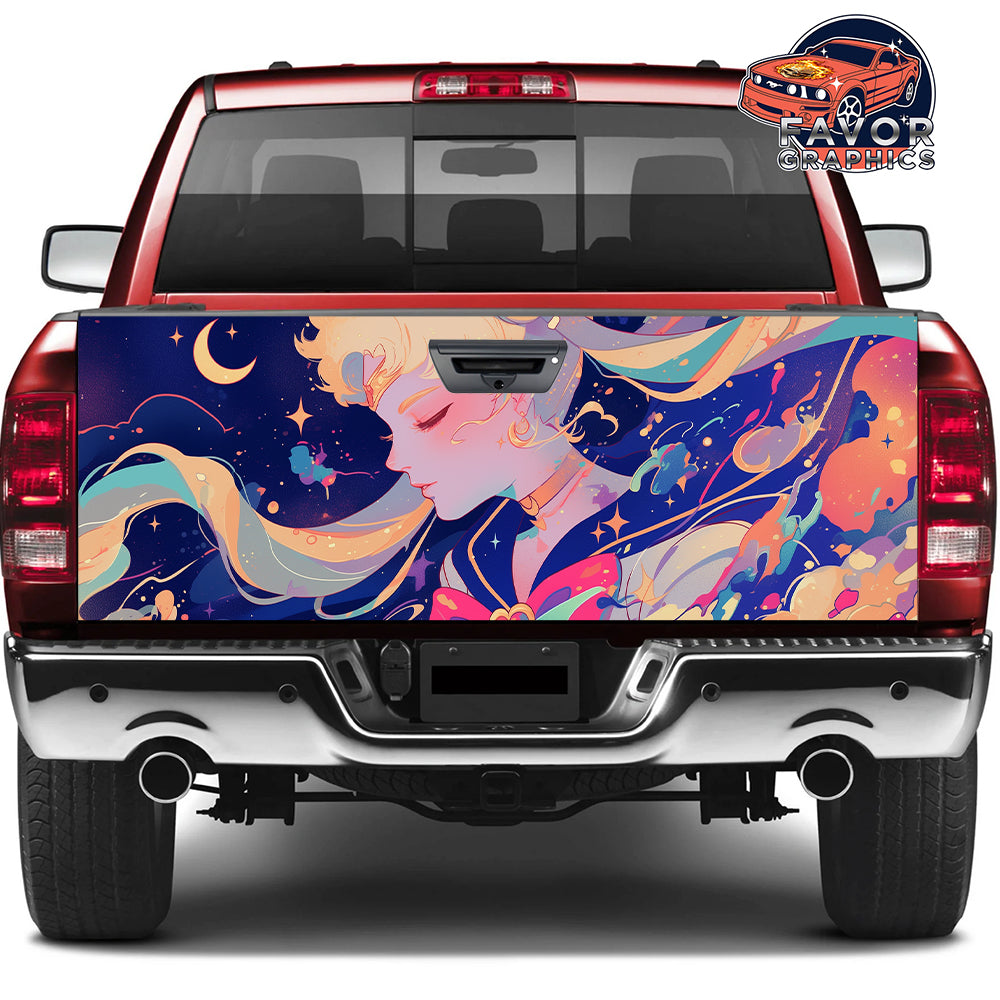 Sailor Moon Tailgate Wraps For Trucks SUV Vinyl Wrap