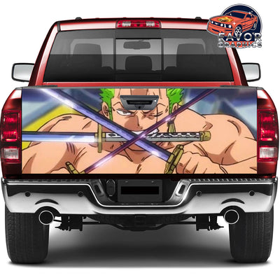 Roronoa Zoro Tailgate Wraps For Trucks SUV Vinyl Wrap