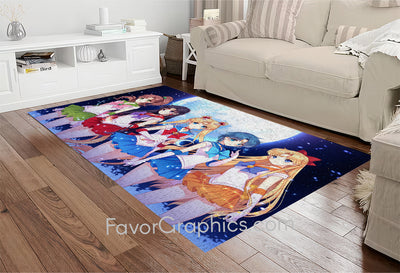 Sailor Moon Home Bedroom Decor Rug Carpet Mat