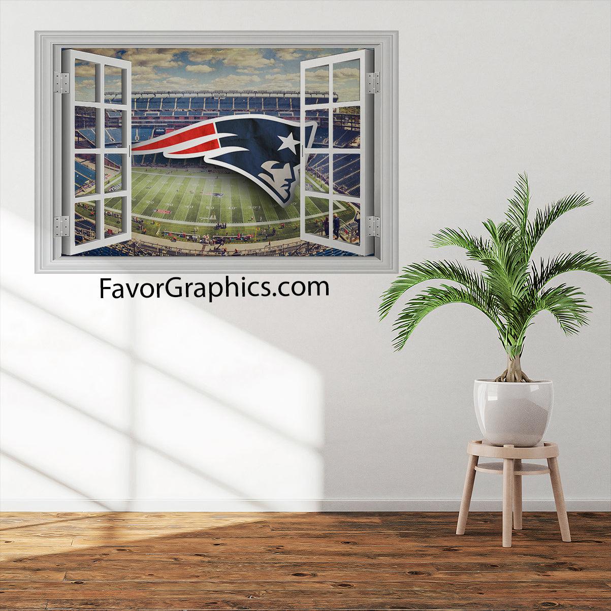 New England Patriots Vinyl Wall Art Decal Sticker Poster Print Mural