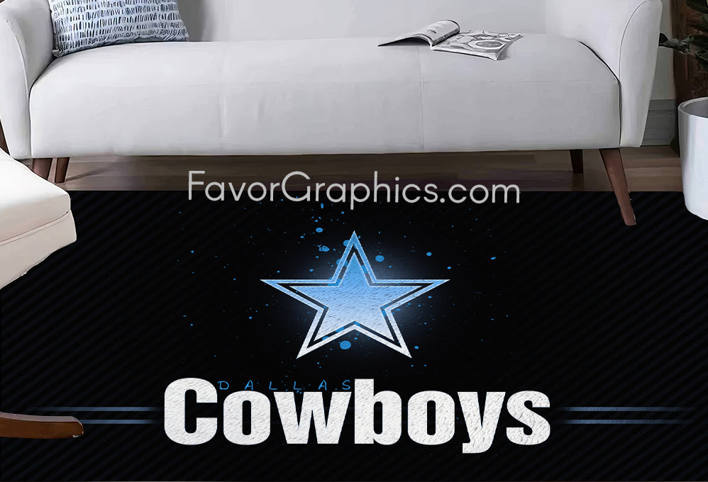 Dallas Cowboys Home Bedroom Decor Rug Carpet Mat