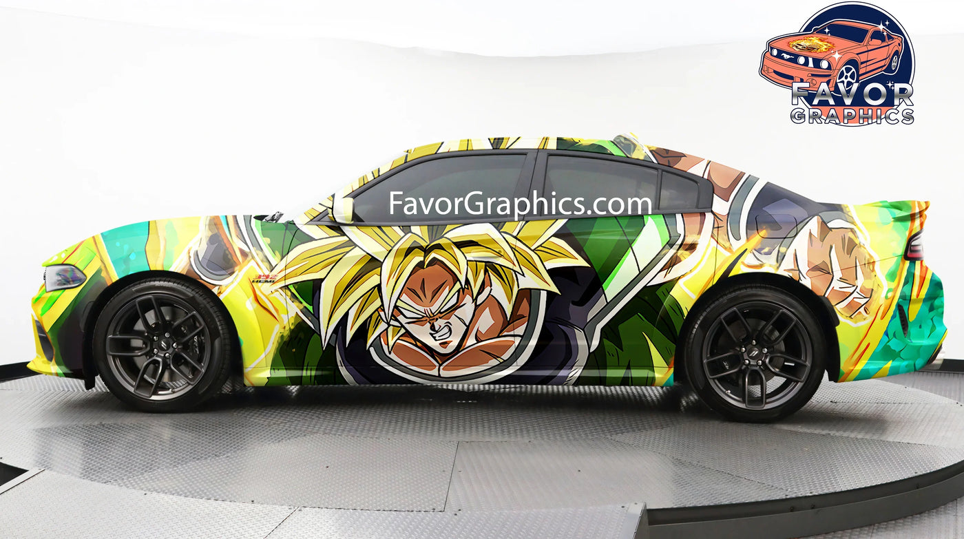 Broly Itasha Full Car Vinyl Wrap Decal Sticker