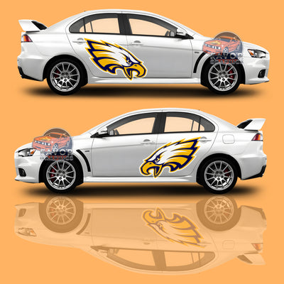 Philadelphia Eagles Itasha Car Side Door Decal Vinyl Sticker