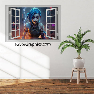 Jinx (League Of Legends) Vinyl Wall Art Decal Sticker Poster Print Mural