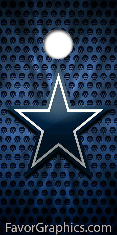 Dallas Cowboys Cornhole Wood Board Skin Vinyl Wrap Decal Sticker