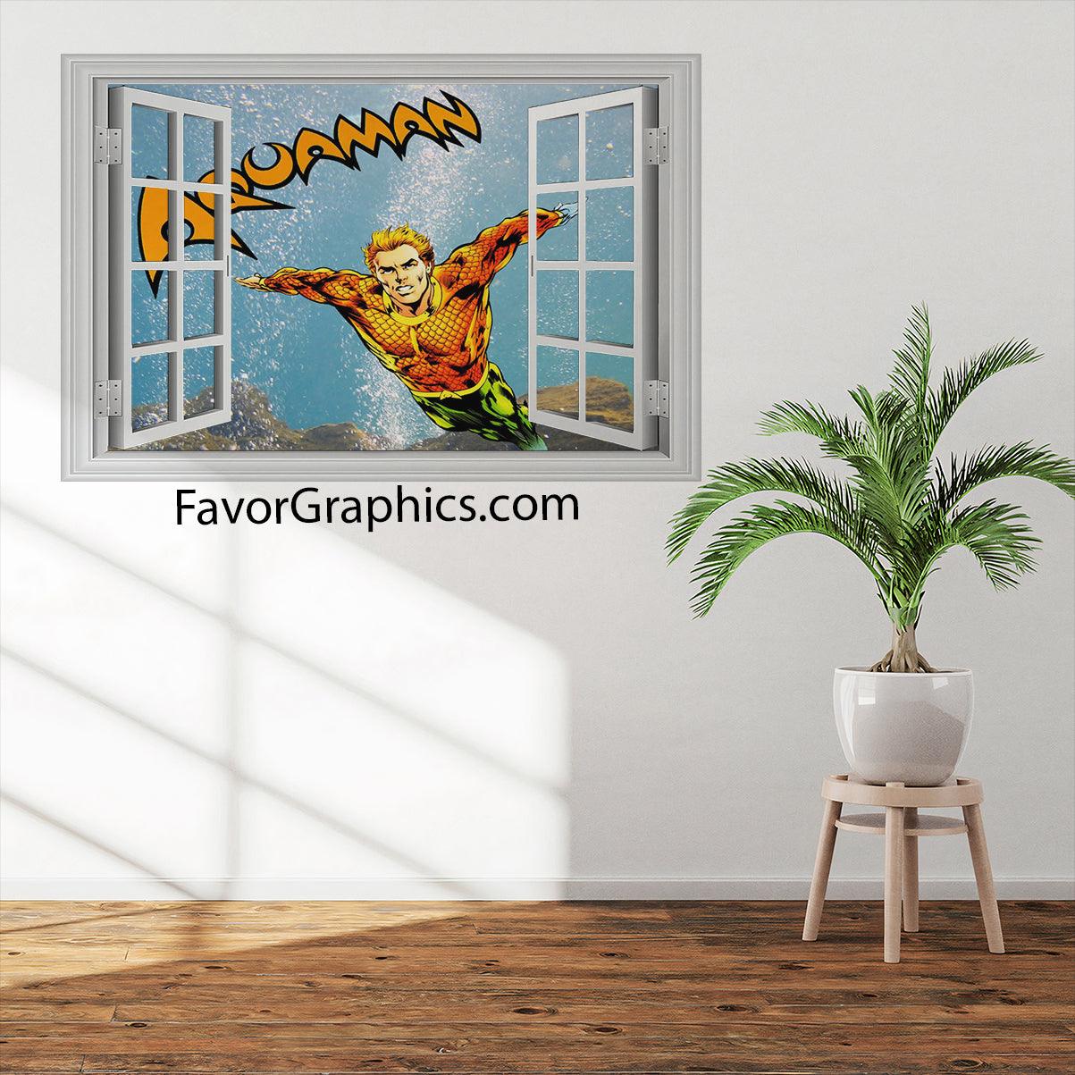 Aquaman Vinyl Wall Art Decal Sticker Poster Print Mural