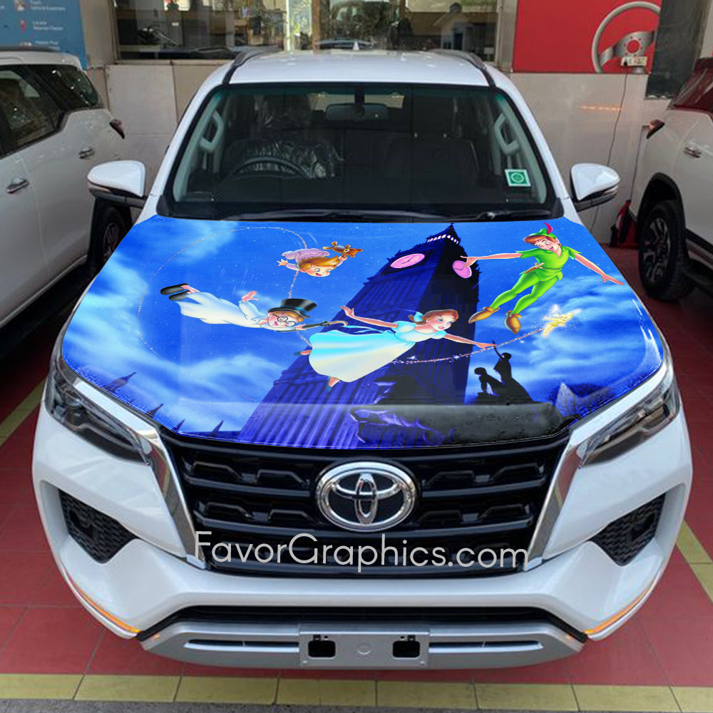 Peter Pan Itasha Car Vinyl Hood Wrap Decal Sticker