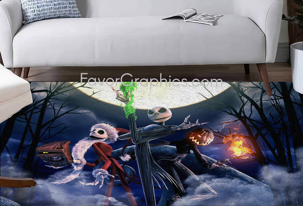 Nightmare Before Christmas Home Bedroom Decor Rug Carpet Mat