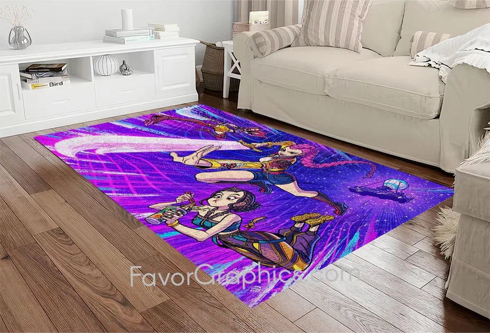 Huntrix HUNTR/X Kpop Demon Hunters Home Bedroom Decor Rug Carpet Mat