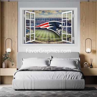 New England Patriots Vinyl Wall Art Decal Sticker Poster Print Mural