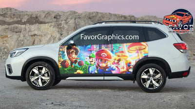 Mario Car Door Vinyl Wrap Decal Sticker