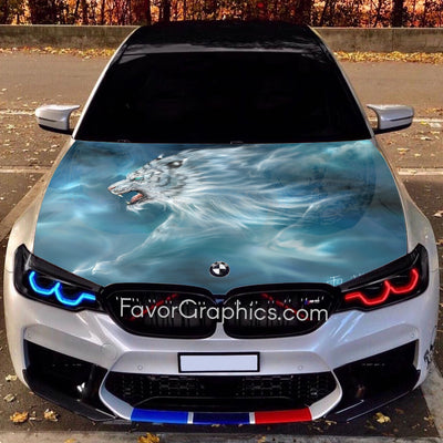 Tiger Itasha Car Vinyl Hood Wrap Decal Sticker