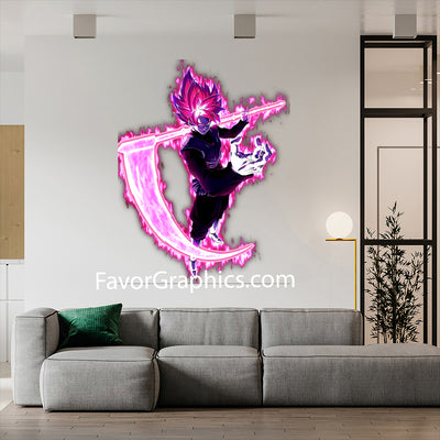 Black Goku Home Room Wall Vinyl Decal Sticker Mural Poster