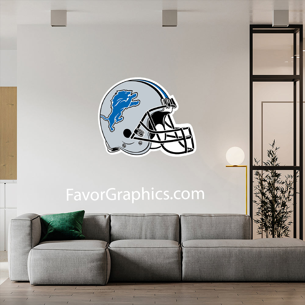 Detroit Lions Home Room Wall Vinyl Decal Sticker Mural Poster