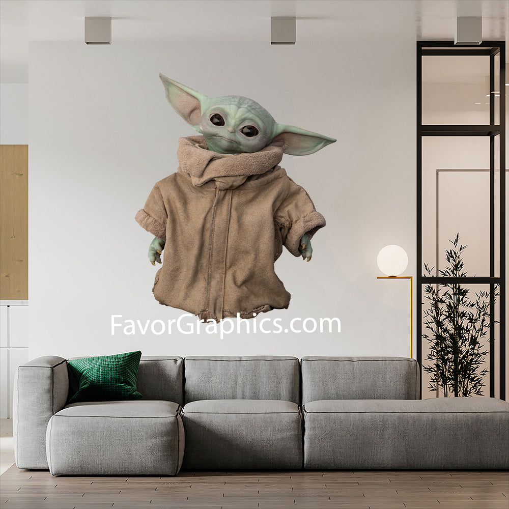 Baby Yoda Home Room Wall Vinyl Decal Sticker Mural Poster