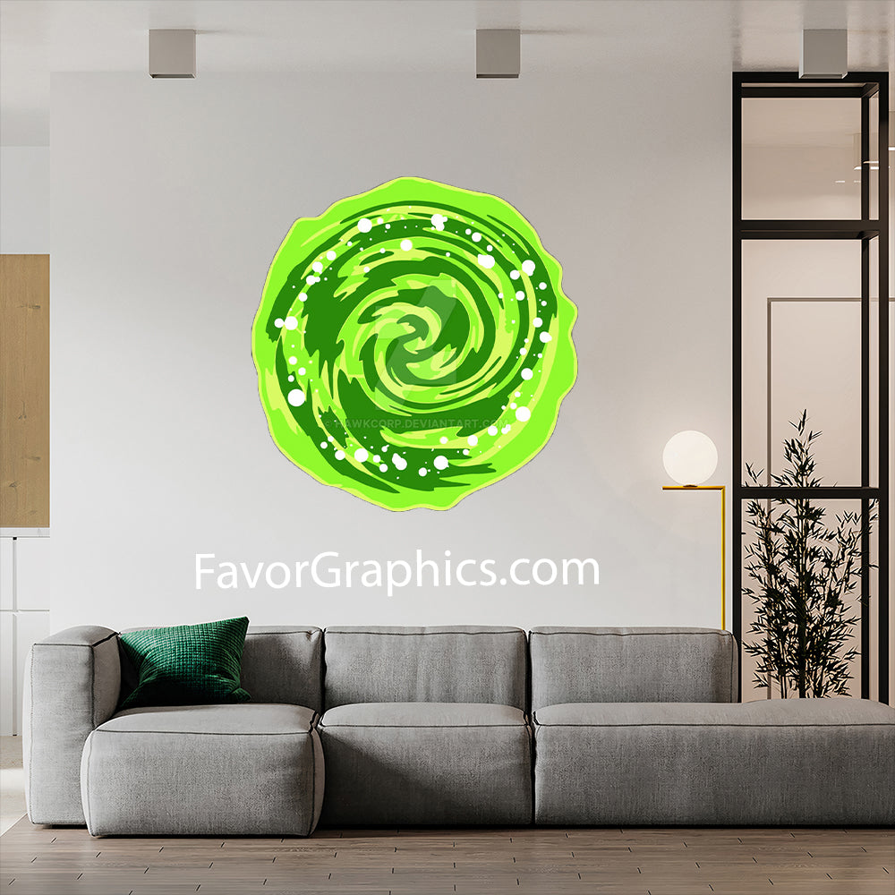 Rick And Morty Home Room Wall Vinyl Decal Sticker Mural Poster