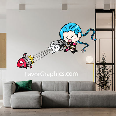 JInx League Of Legends Home Room Wall Vinyl Decal Sticker Mural Poster