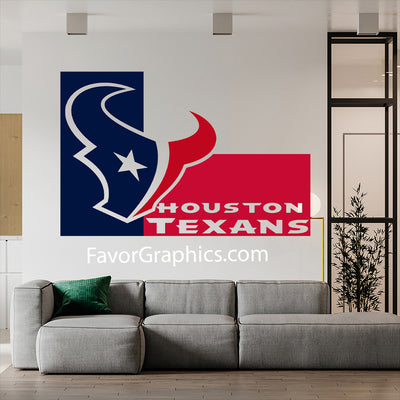 Houston Texans Home Room Wall Vinyl Decal Sticker Mural Poster