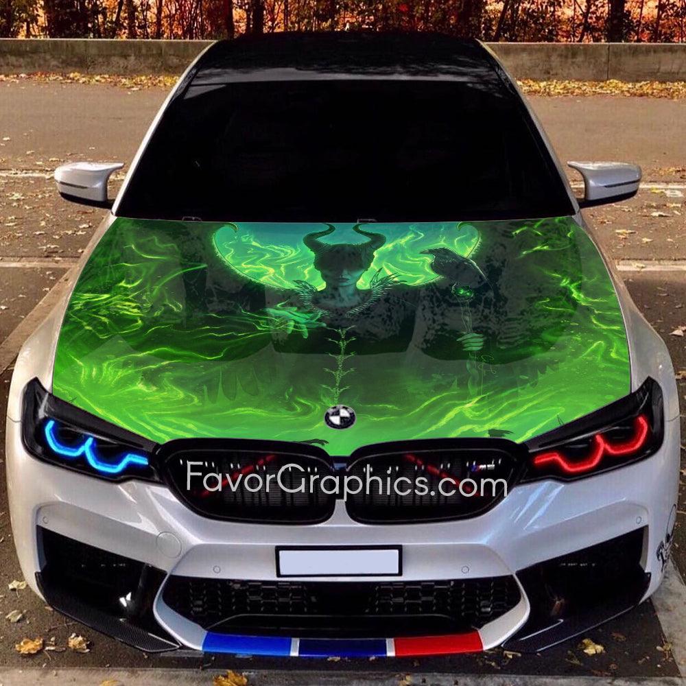 Maleficent  Itasha Car Vinyl Hood Wrap