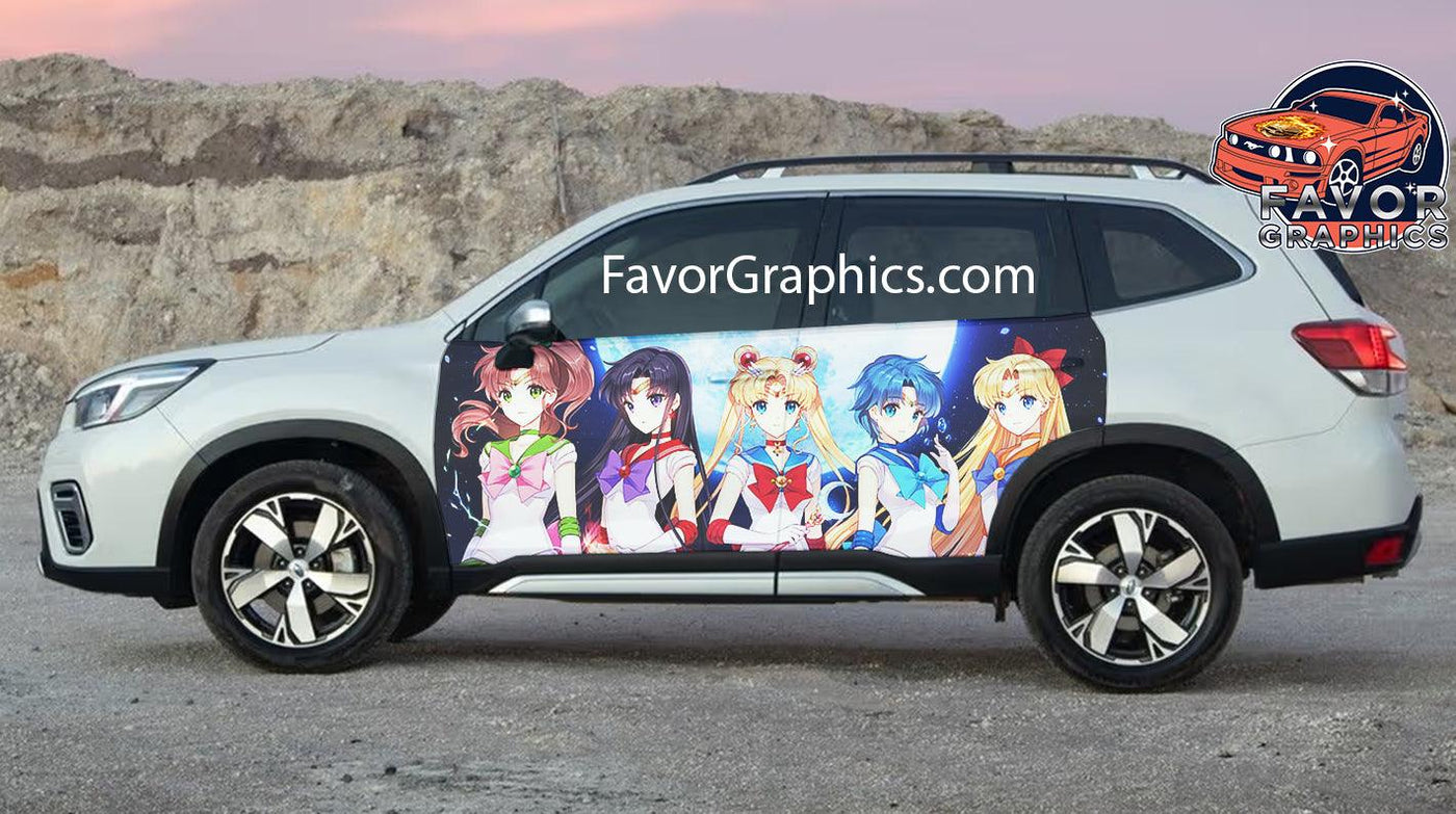 Sailor Moon Car Door Vinyl Wrap Decal Sticker