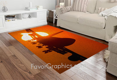 Boeing 747 Home Bedroom Decor Rug Carpet Mat