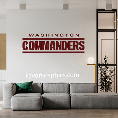 Washington Commanders Home Room Wall Vinyl Decal Sticker Mural Poster