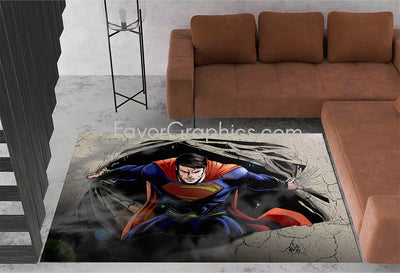 Superman Home Bedroom Decor Rug Carpet Mat