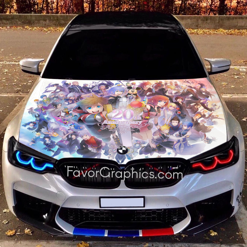 Kingdom Hearts Itasha Car Vinyl Hood Wrap Decal Sticker