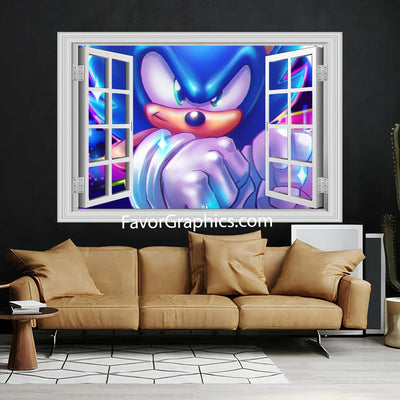 Sonic The Hedgehog Vinyl Wall Art Decal Sticker Poster Print Mural