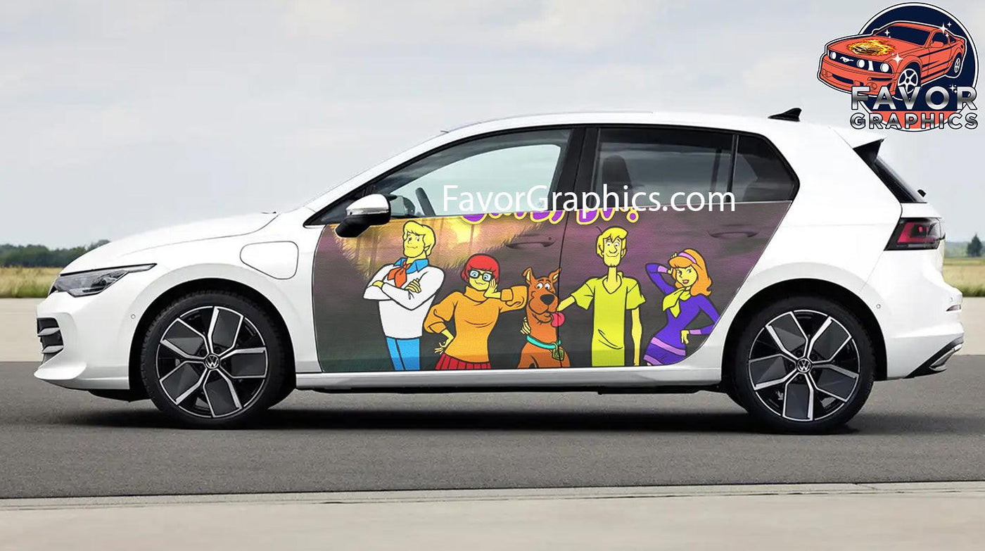 Scooby Doo Car Door Vinyl Wrap Decal Sticker