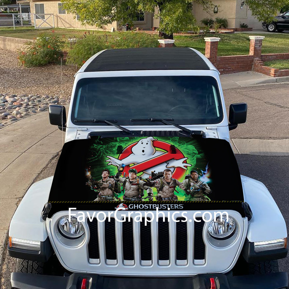 Ghostbusters Itasha Car Vinyl Hood Wrap Decal Sticker