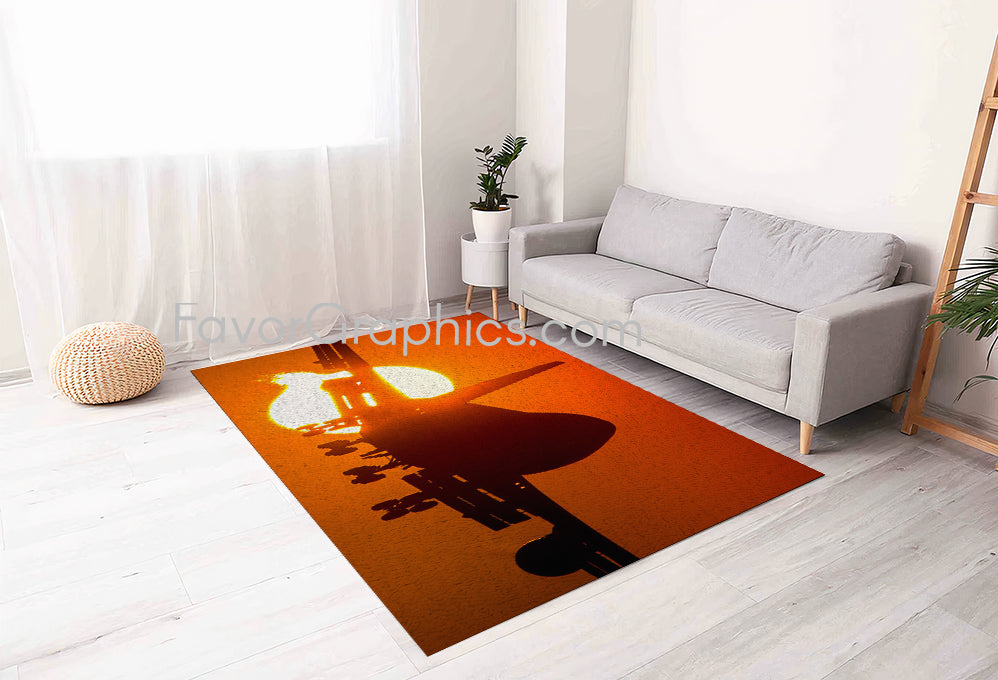 Boeing 747 Home Bedroom Decor Rug Carpet Mat