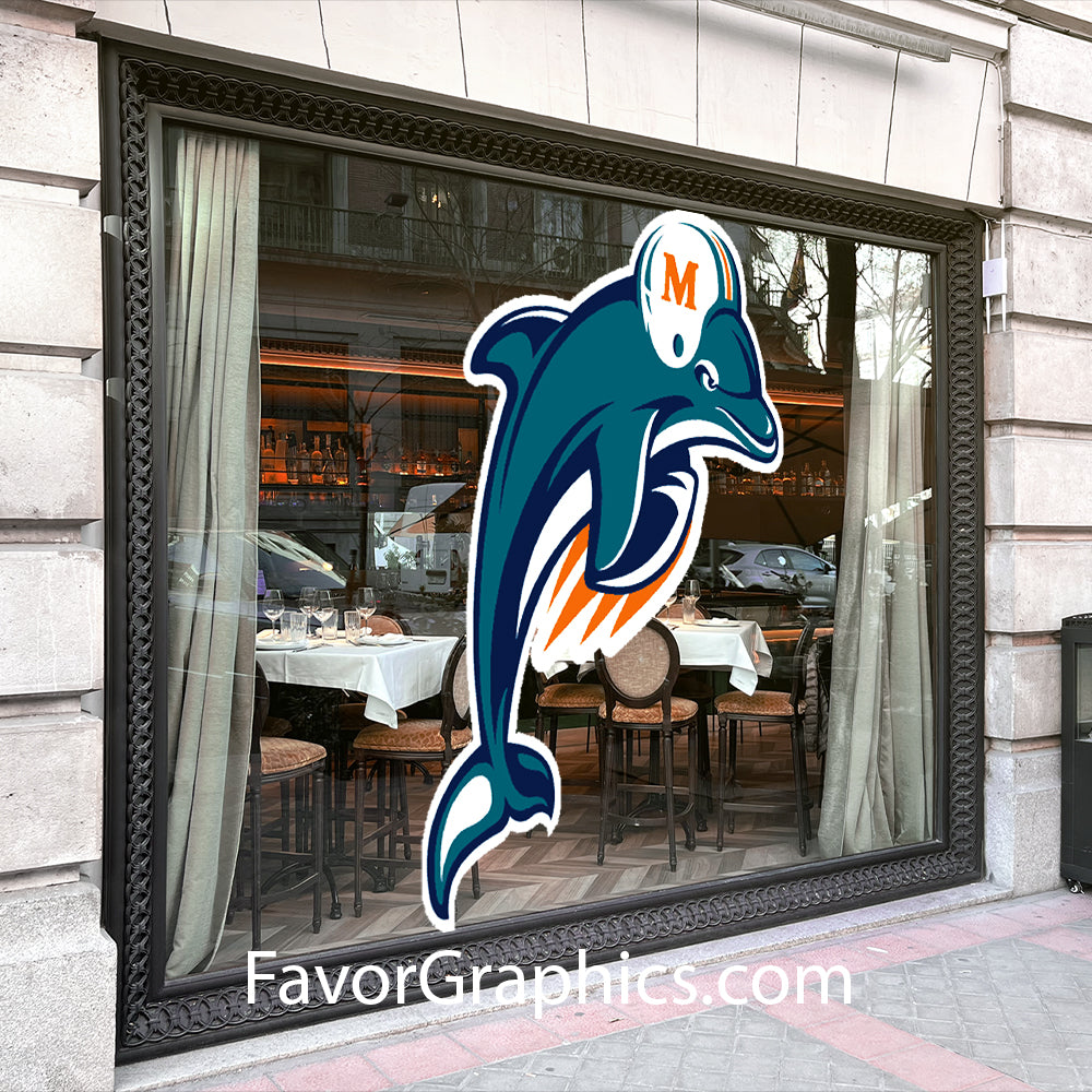 Miami Dolphins Home Room Wall Vinyl Decal Sticker Mural Poster