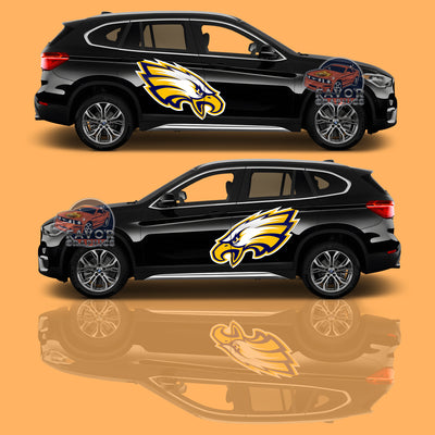 Philadelphia Eagles Itasha Car Side Door Decal Vinyl Sticker