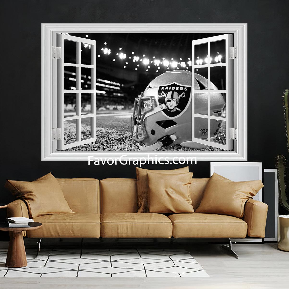 Las Vegas Raiders Vinyl Wall Art Decal Sticker Poster Print Mural