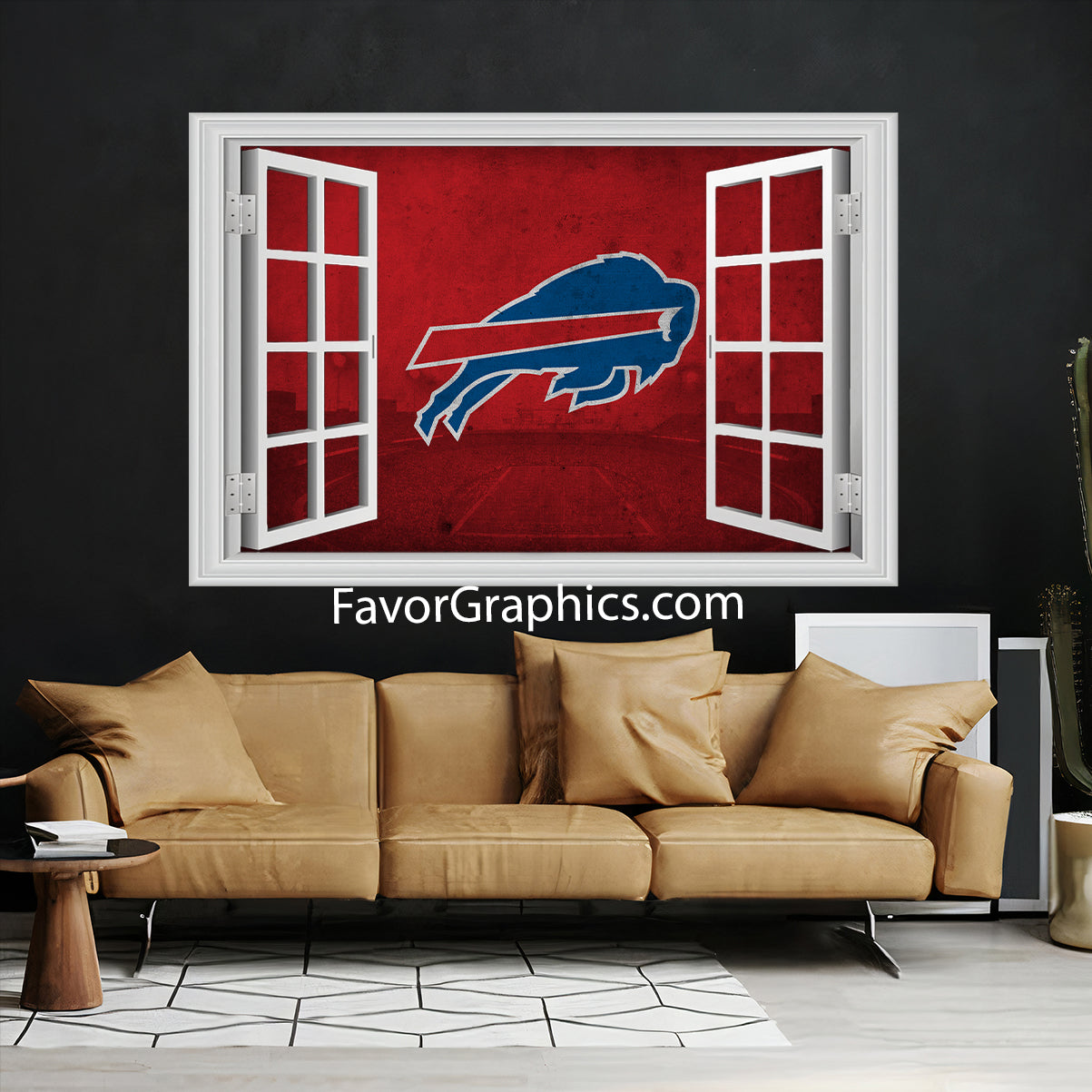 Buffalo Bills Vinyl Wall Art Decal Sticker Poster Print Mural