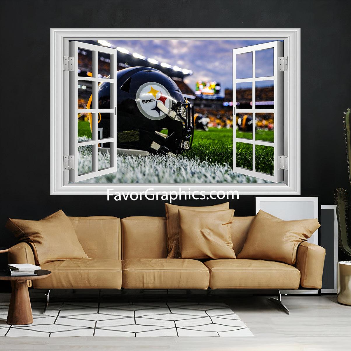 Pittsburgh Steelers Vinyl Wall Art Decal Sticker Poster Print Mural